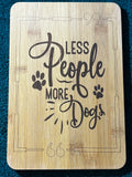 Bamboo board sign