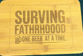 Bamboo board sign