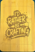 Bamboo board sign