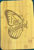 Bamboo board sign