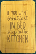 Bamboo board sign
