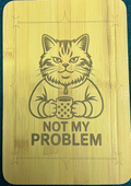 Bamboo board sign