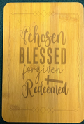 Bamboo board sign