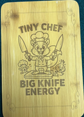 Bamboo board sign