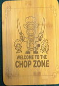 Bamboo board sign