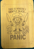 Bamboo board sign